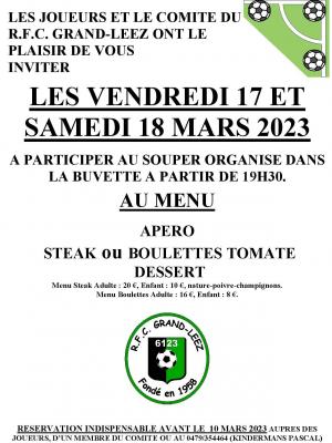 Souper steak 2023 affiche